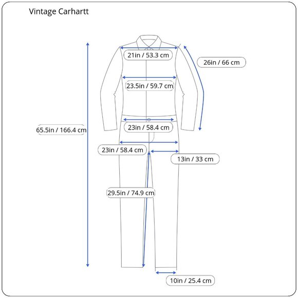 Vintage Carhartt Insulated Duck Carpenter Workwear Coveralls Union Labor USA - Picture 2 of 8